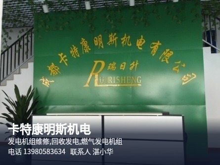 卡特康明斯机电 成都发电机组产品维修销售安装租赁