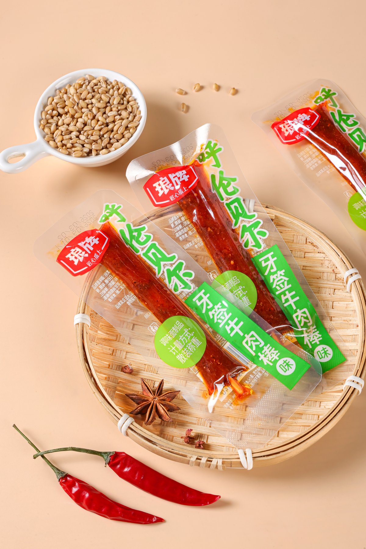 琅牌呼伦贝尔牙签牛肉棒